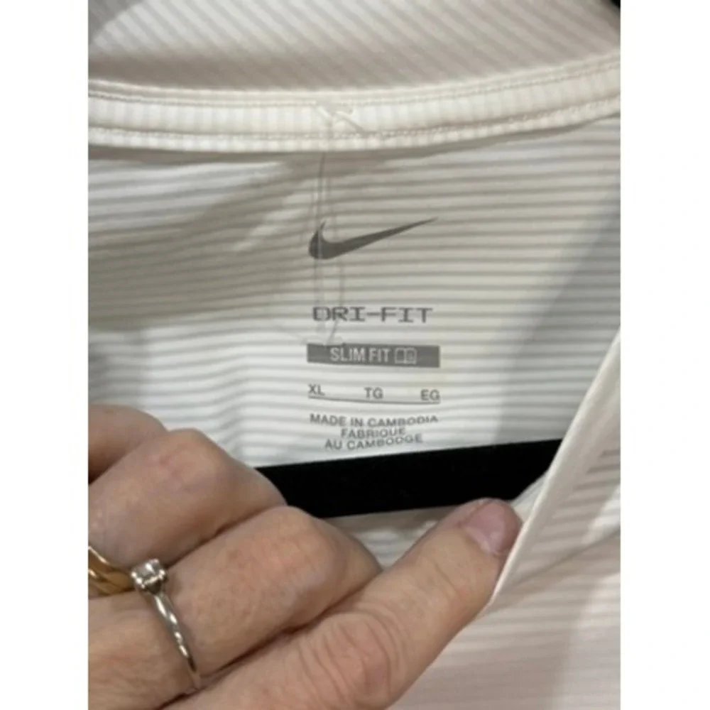 Nike Mens Pro Dri-FIT Slim Fit Micro-Stripe Long Sleeve XL Gorpcore Blokecore